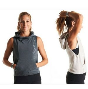 Oiselle Kara Goucher Sleeveless Sweatshirt Hoodie